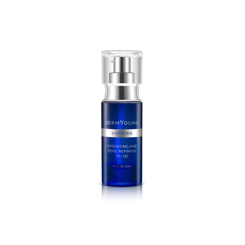 DermYoung I-GENESIS Hydrating and Pore Refining Fluid bottle