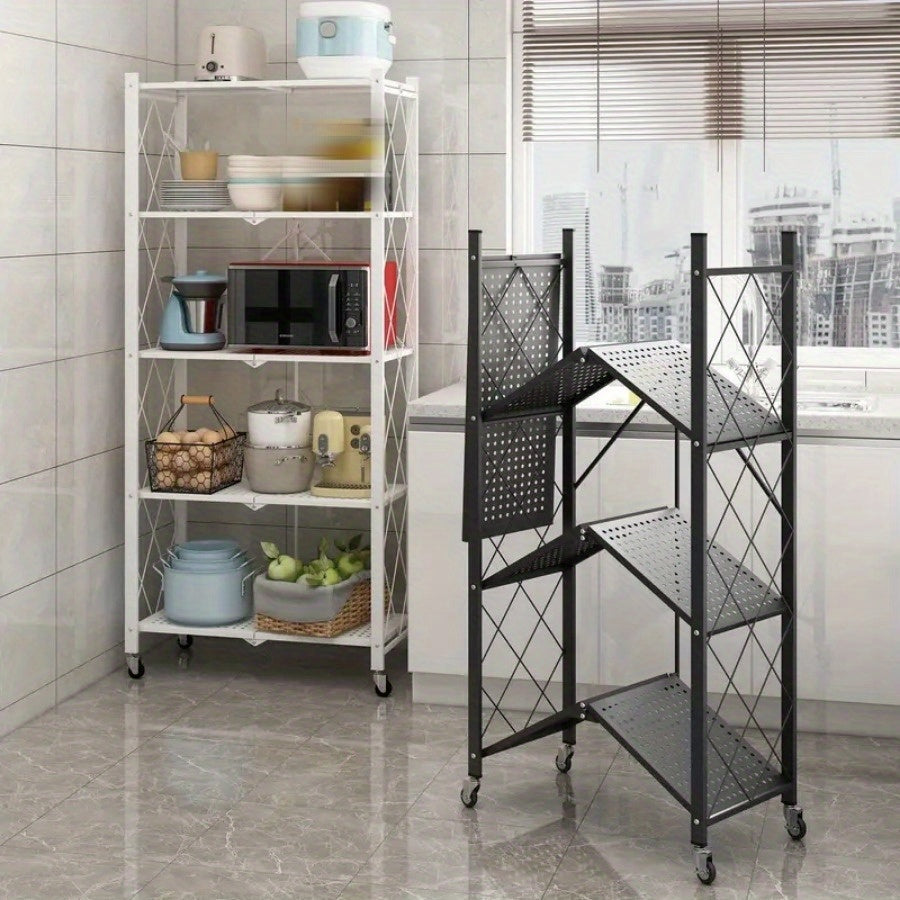 Heavy-Duty Metal Shelving Unit Storage Rack