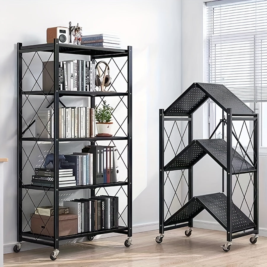 Heavy-Duty Metal Shelving Unit Storage Rack