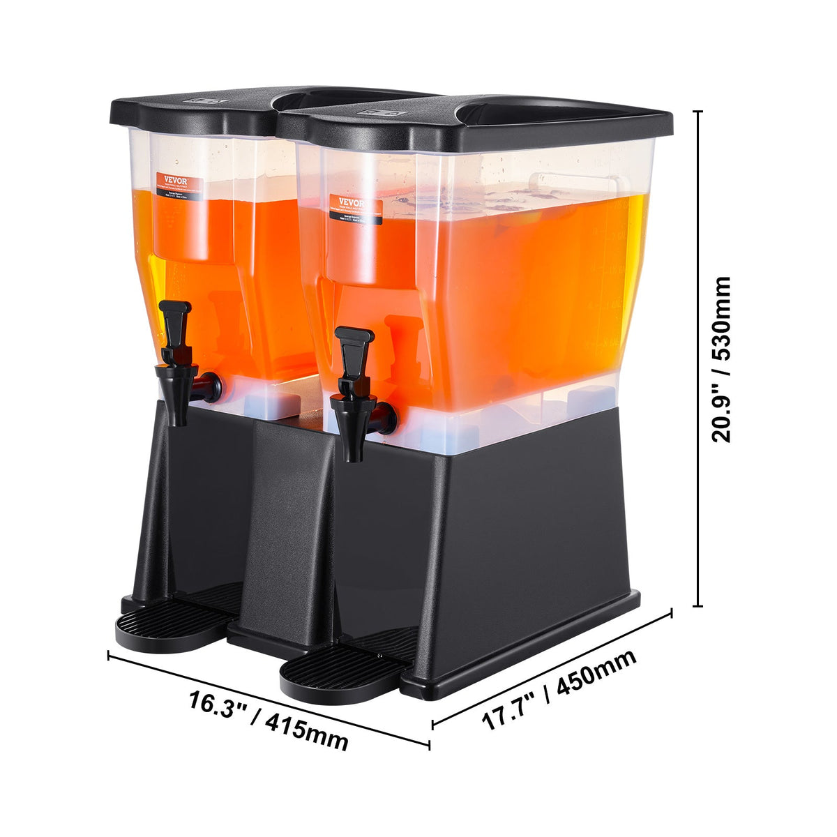 3 Gallon Beverage Dispenser w/ Stand Spigot Lid for Juice Tea Water Parties