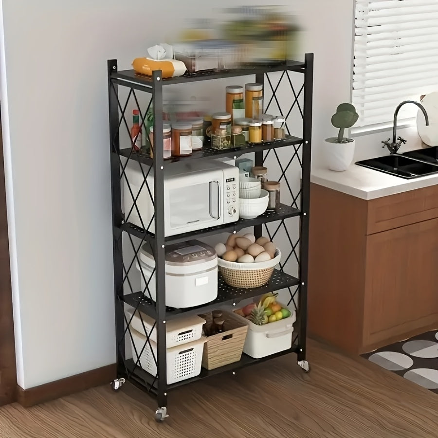 Heavy-Duty Metal Shelving Unit Storage Rack