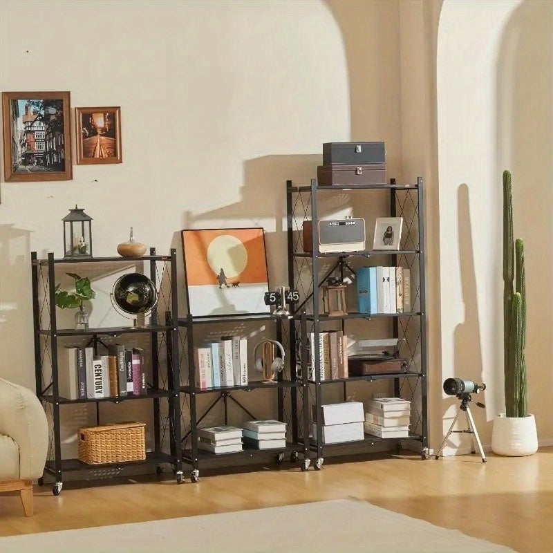 Heavy-Duty Metal Shelving Unit Storage Rack