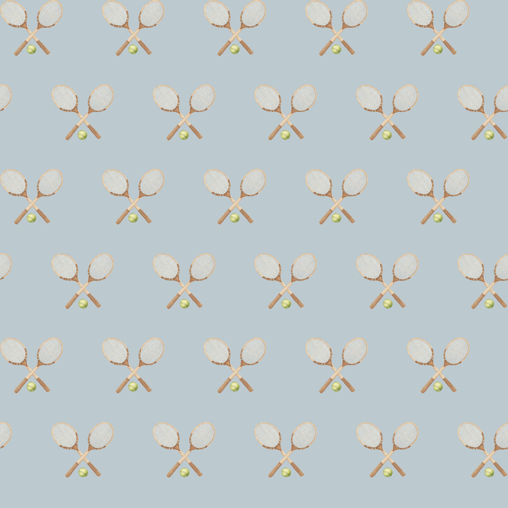 Deuce Wallpaper: Preppy Vintage-Inspired Sage, Pink & Beige Decor
