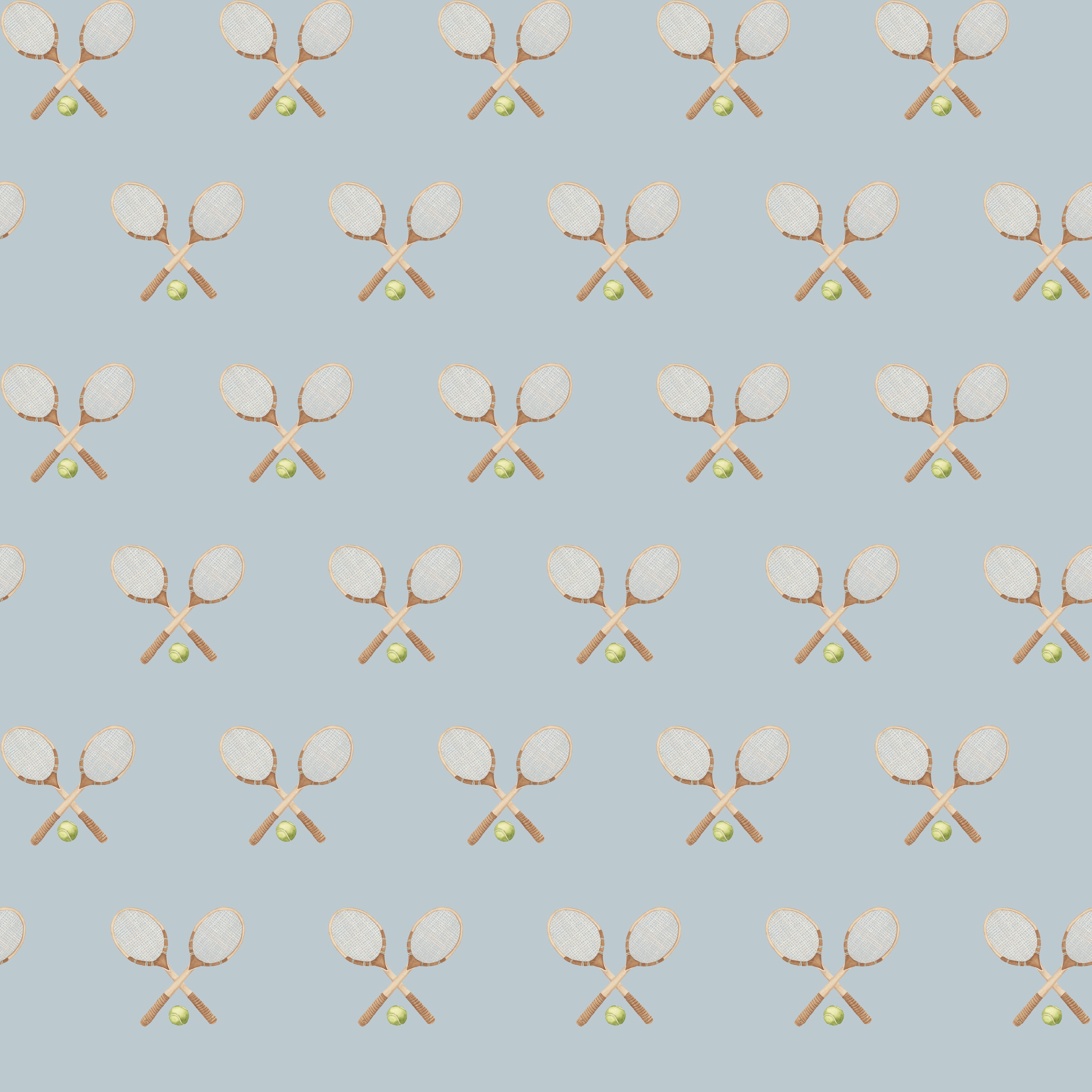 Deuce Wallpaper: Preppy Vintage-Inspired Sage, Pink & Beige Decor