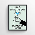 Diamond Hands Monopoly Poster