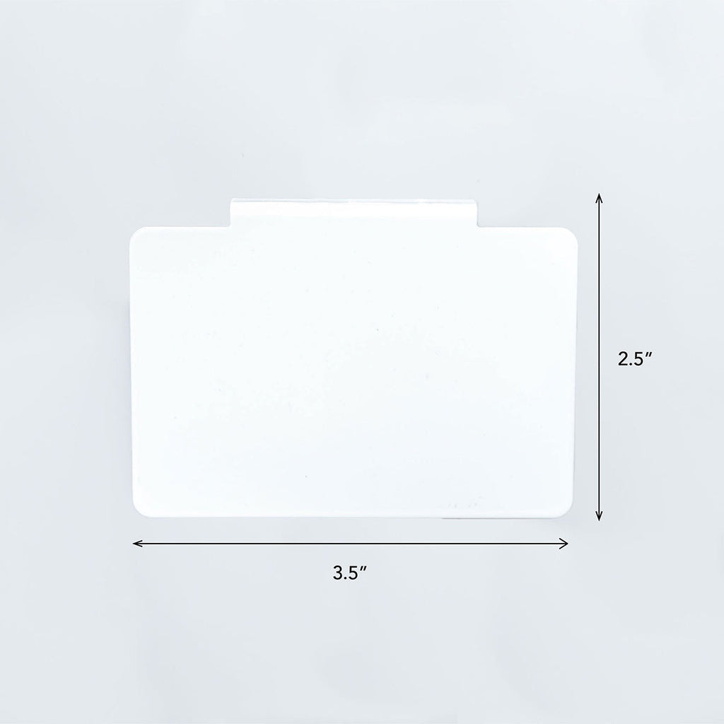 Bin Clip Label - White