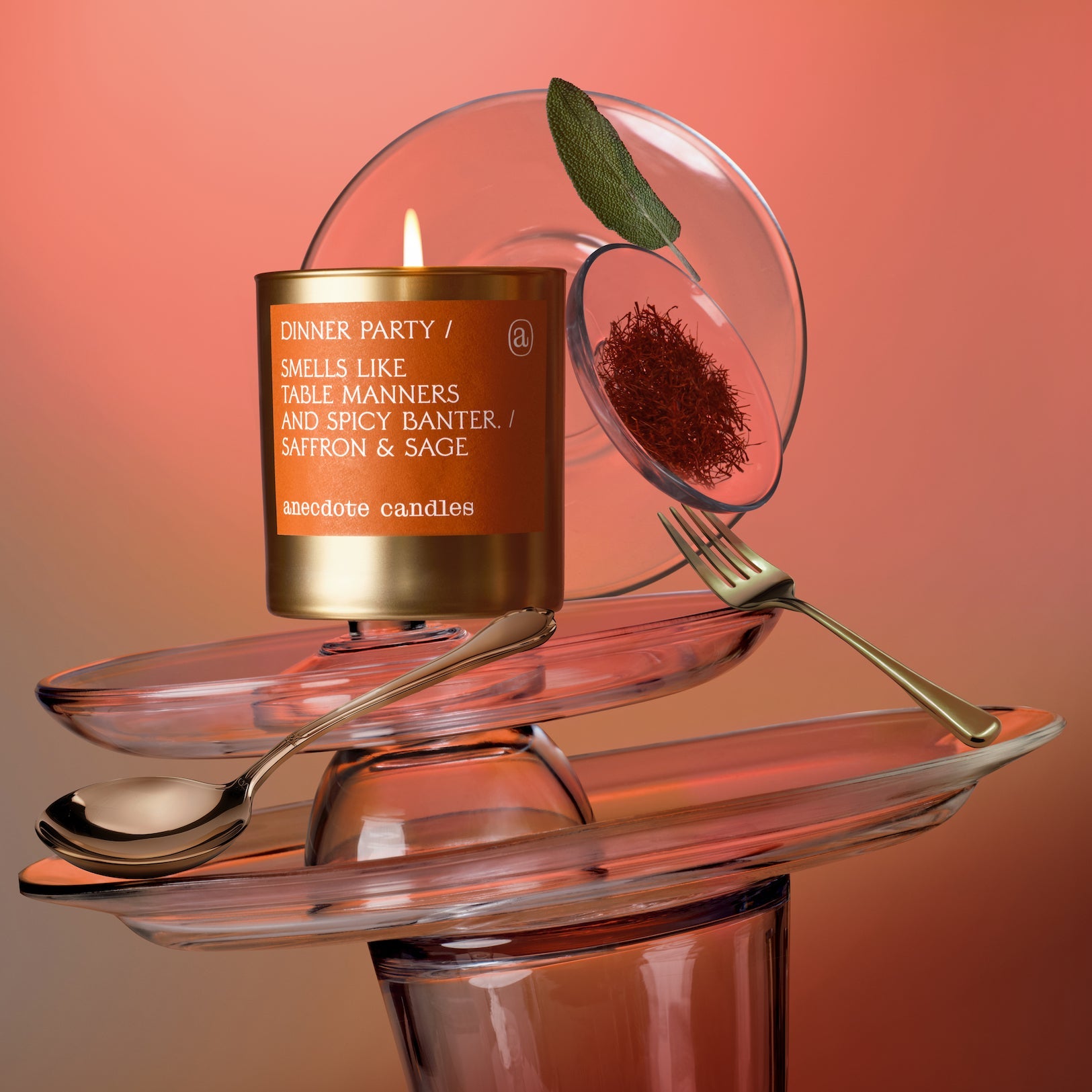 Dinner Party Saffron & Sage Scented Candle