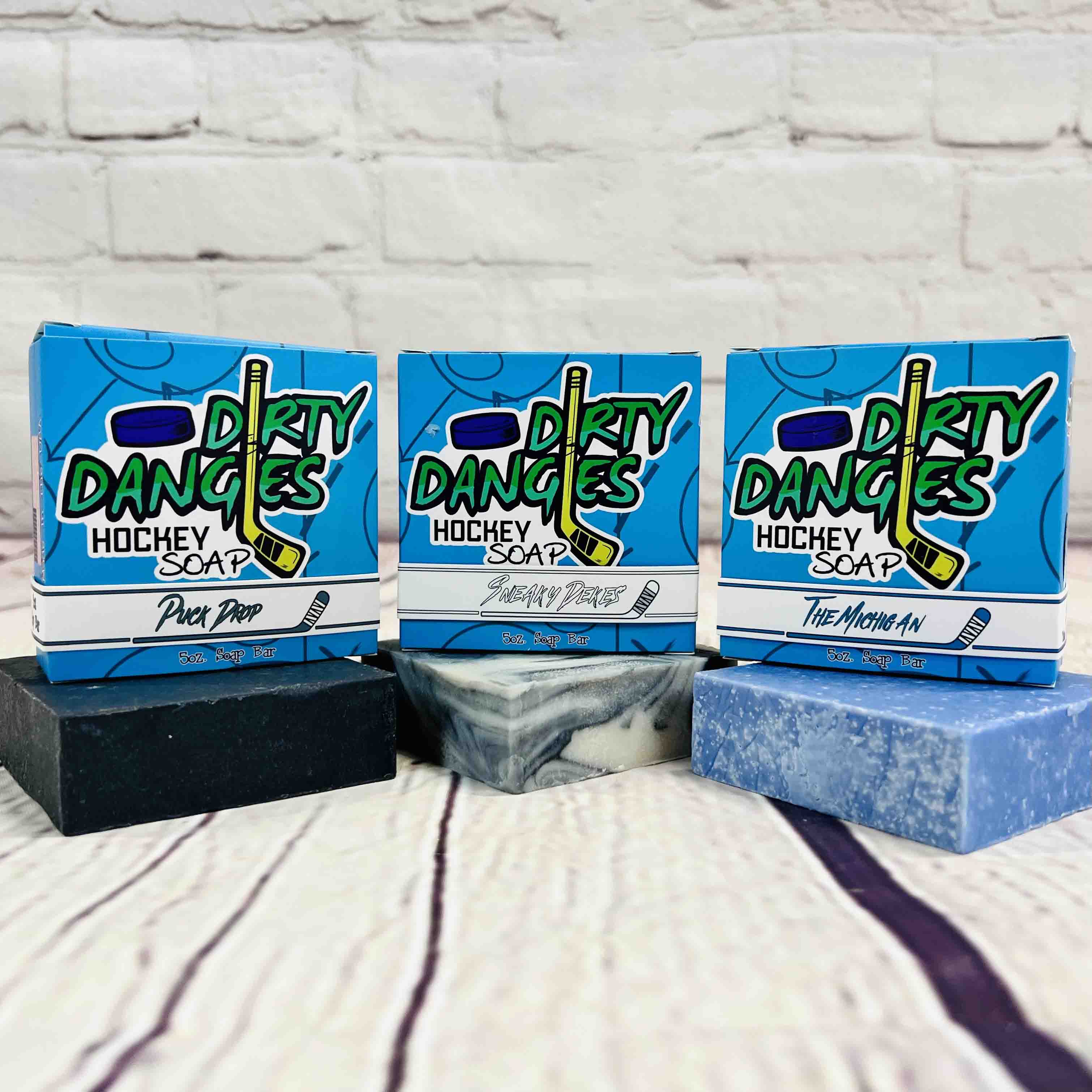 3 Pack Bundles - Dirty Dangles Hockey Soap Bars