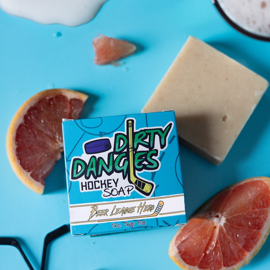 Beer League Hero (Grapefruit Pale Ale) - Hockey Soap Bar