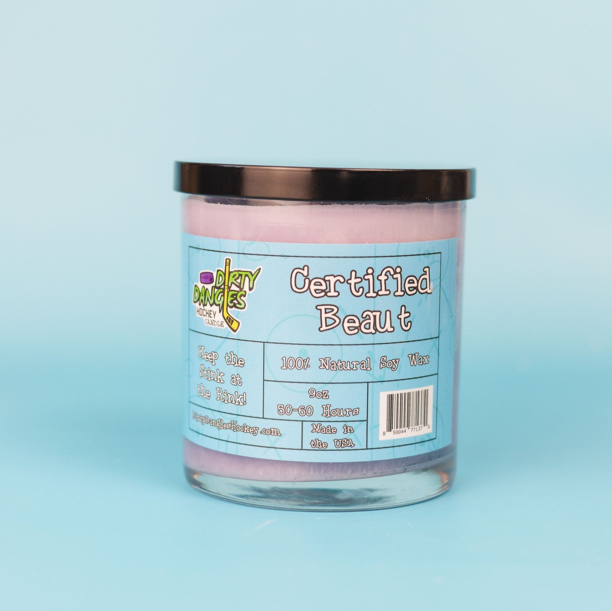 Dirty Dangles Hockey Candles - Certified Beaut (Lavender Lemongrass)