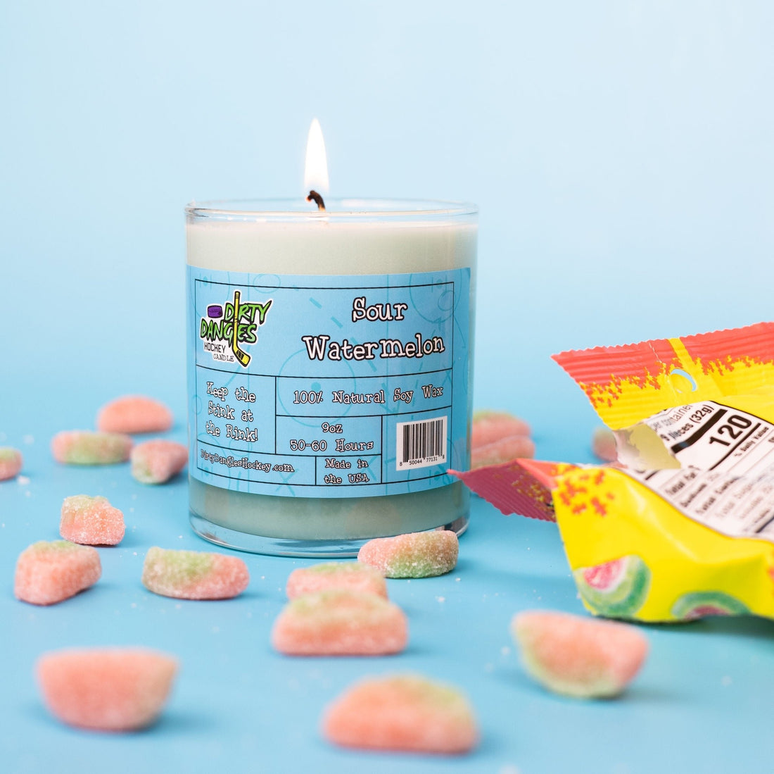 Dirty Dangles Hockey Candles