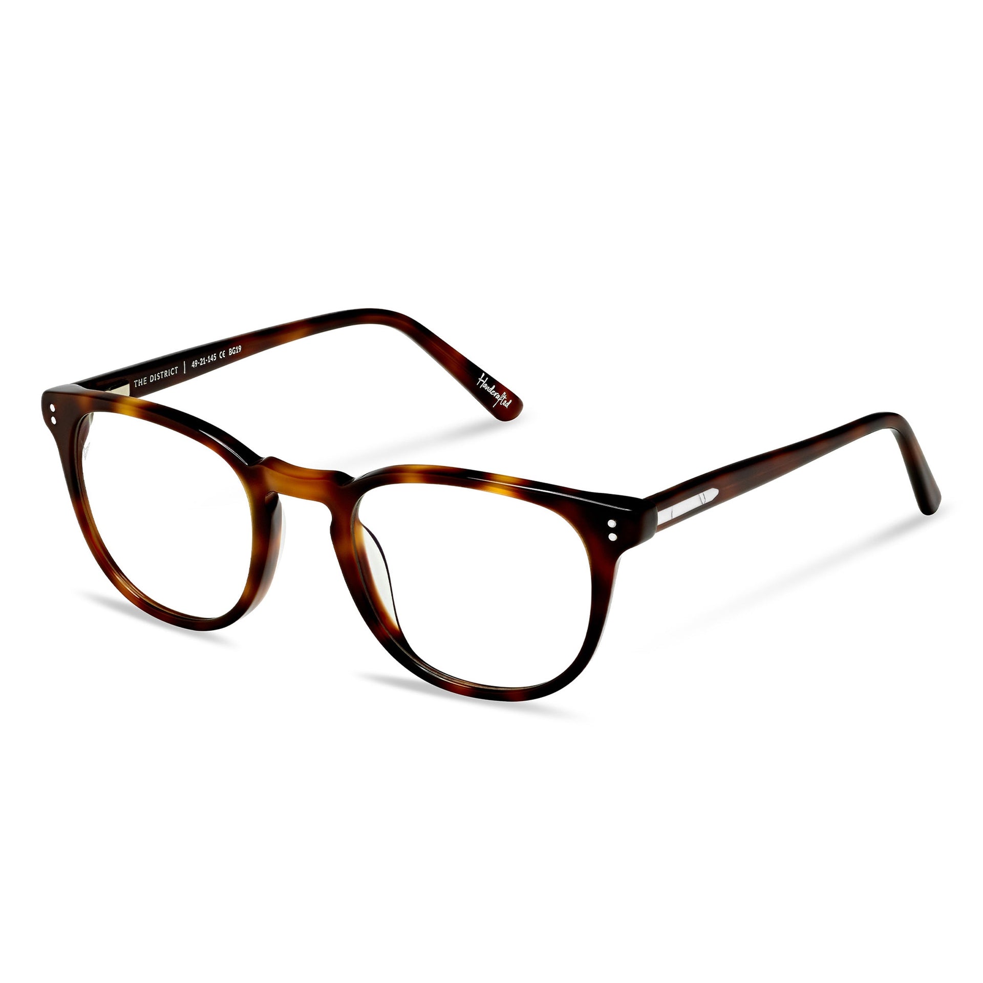 District Blue Light Glasses in Rye Tort - Classic Frame