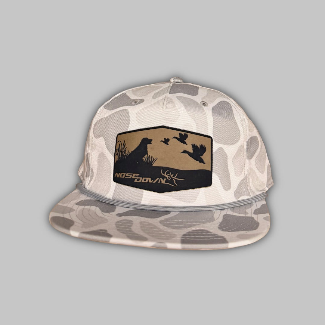 Big Duck Dog Rope Hat - Camo Outdoor Snapback