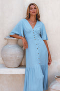 Donna Button Down Midi Dress (Sale)
