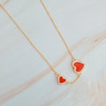 Double Hearts Many Loves Necklace