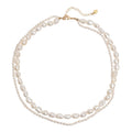 Double Pearl Necklace