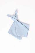 Dove linen-cotton security blanket bunny in a neutral tone