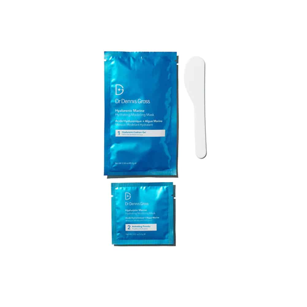 Dr. Dennis Gross Hyaluronic Marine™ Hydrating Modeling Mask 4-pack treatment boxes