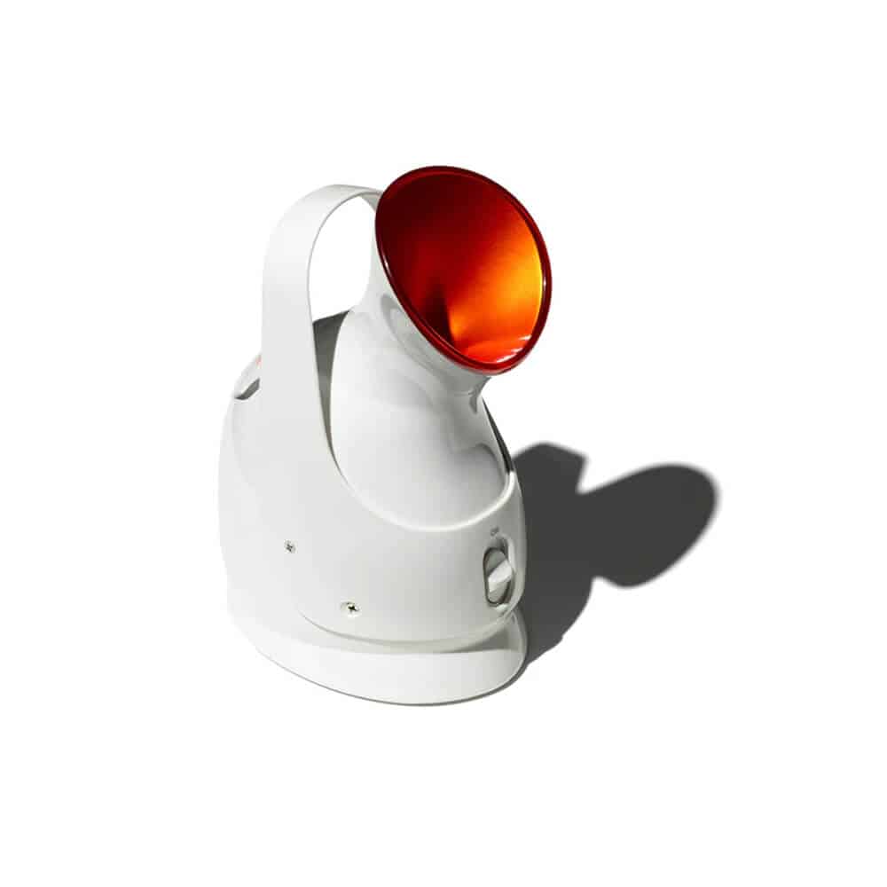 Modern white and orange Pro Facial Steamer for professional at-home skincare