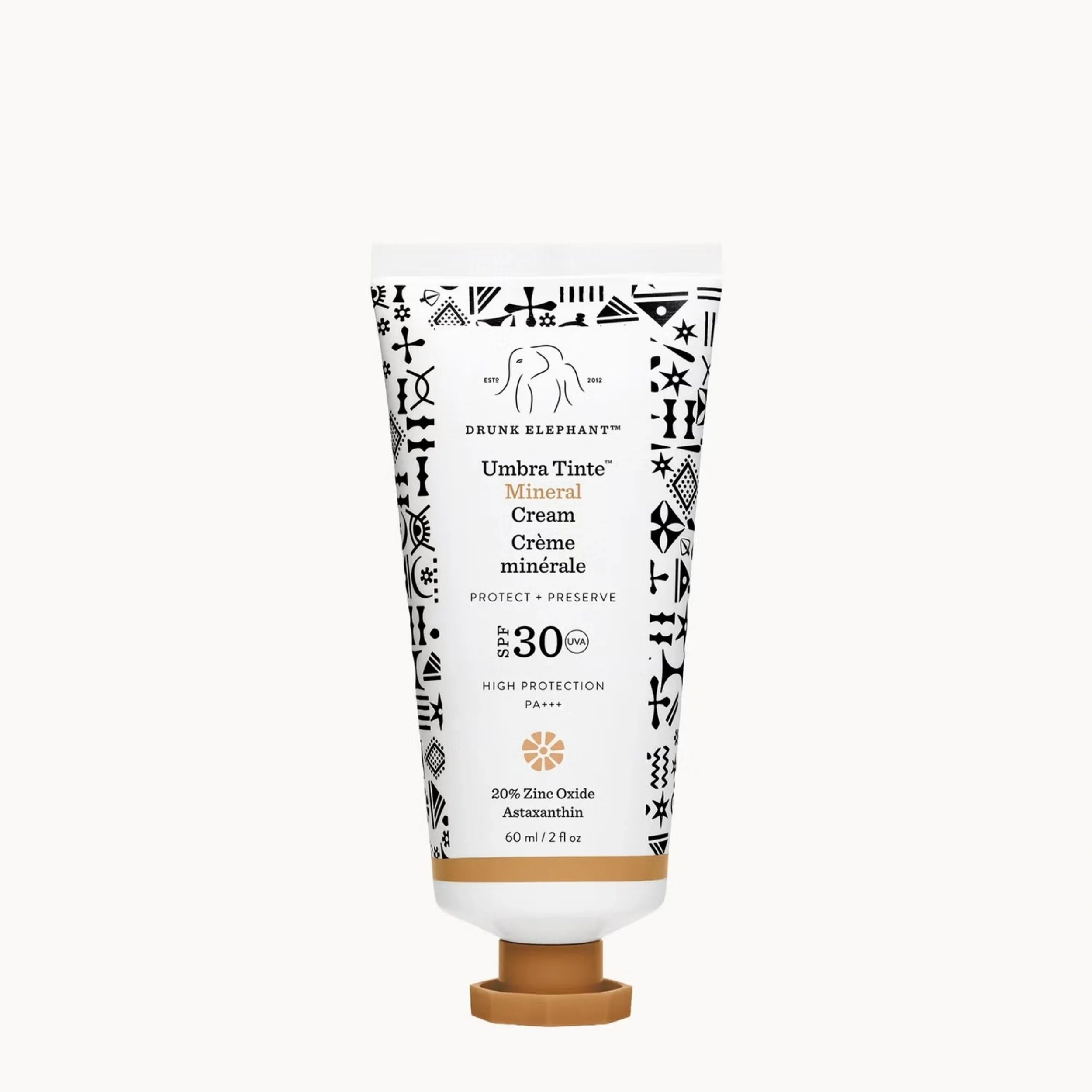 Drunk Elephant Umbra Tinte 100% Mineral Cream SPF 30 tinted face sunscreen