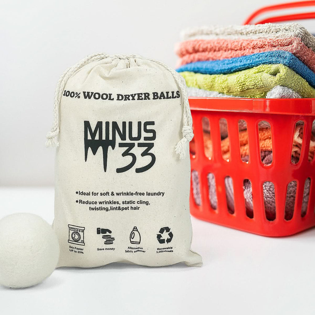 Eco-Friendly 100% Wool Dryer Balls (6 Pack) for Laundry Efficiency