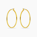 Yasmin 14k Gold Large Hoop Earrings