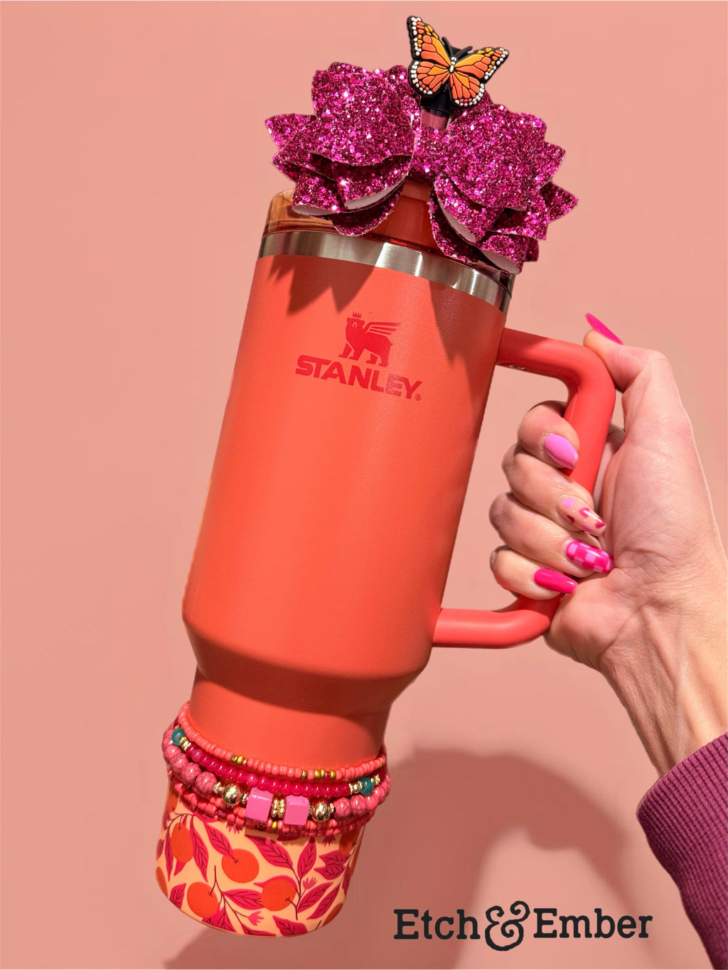 Coral Tangerine  Boot