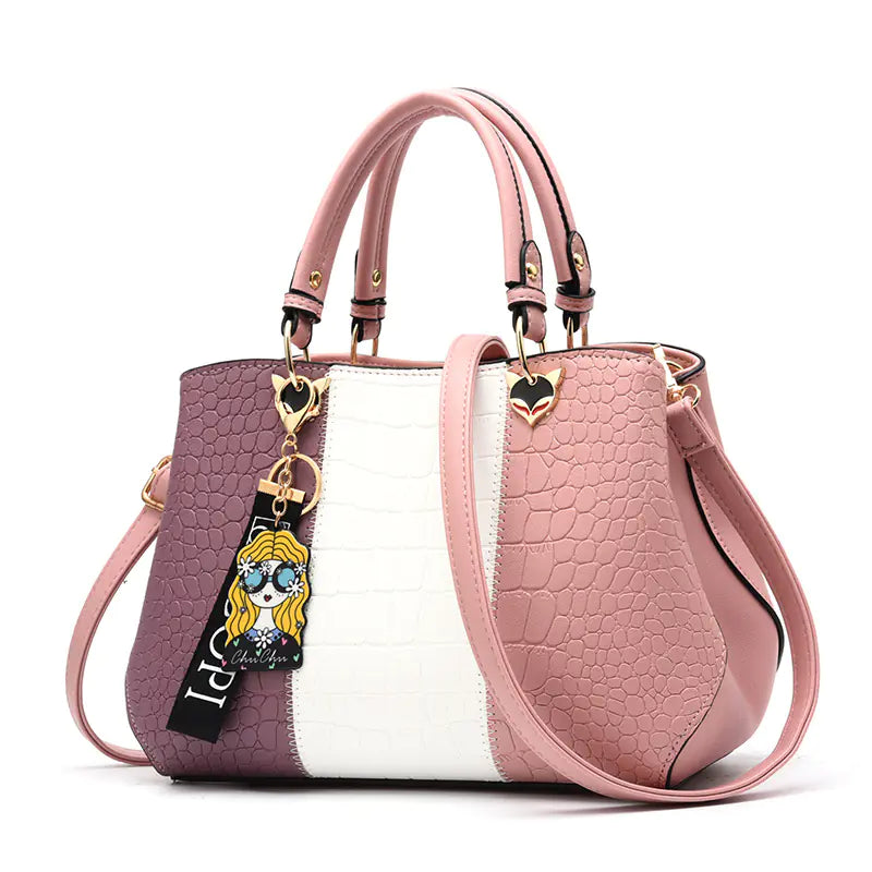 Women's Large Capacity PU Leather Shoulder Bag