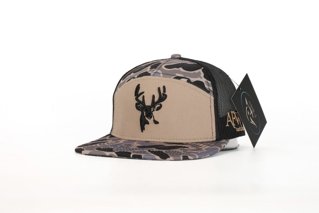Youth 7 Panel Hardwoods-II Snapback Hat with 3D Puff Buck