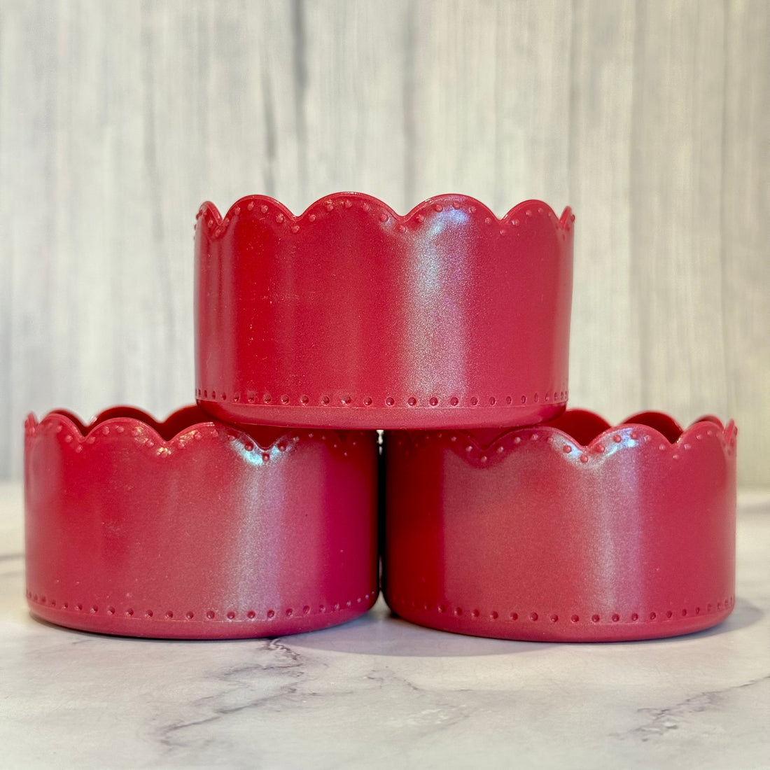 Winterberry Shimmer Scallop  Boot