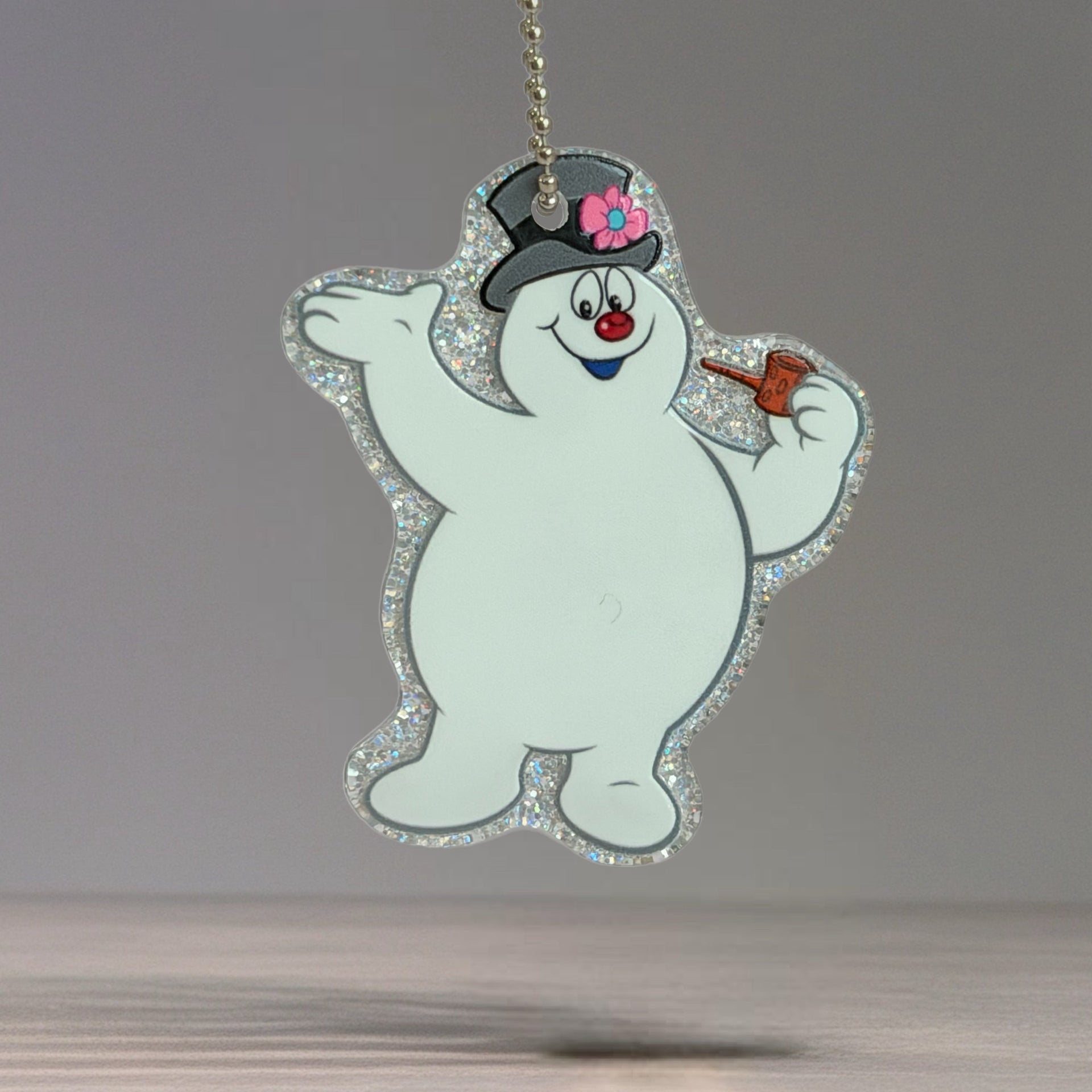 Frosty The Snowman Charm - Tumbler Handle Charm