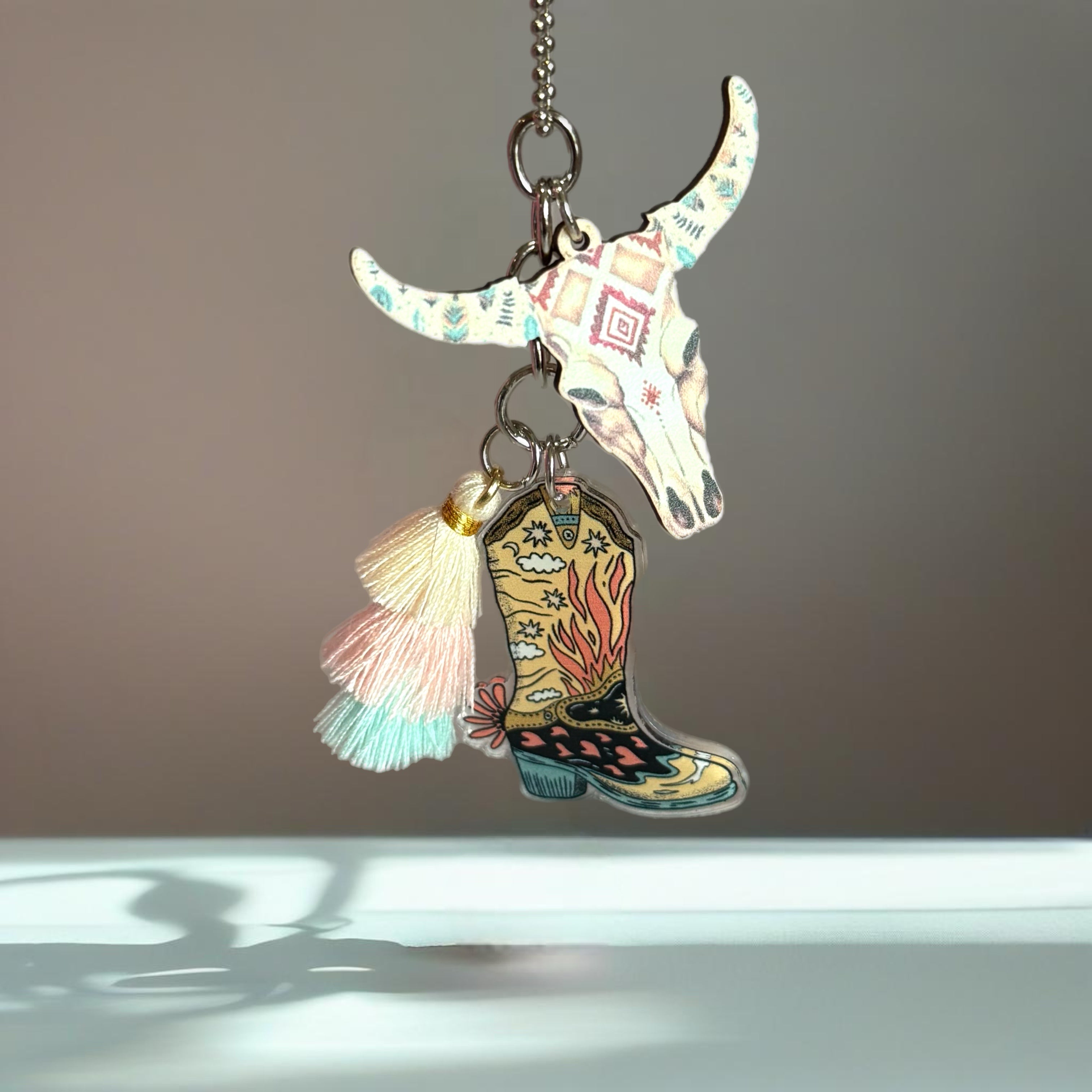 Boho Cowgirl Charm - Tumbler Handle Charm
