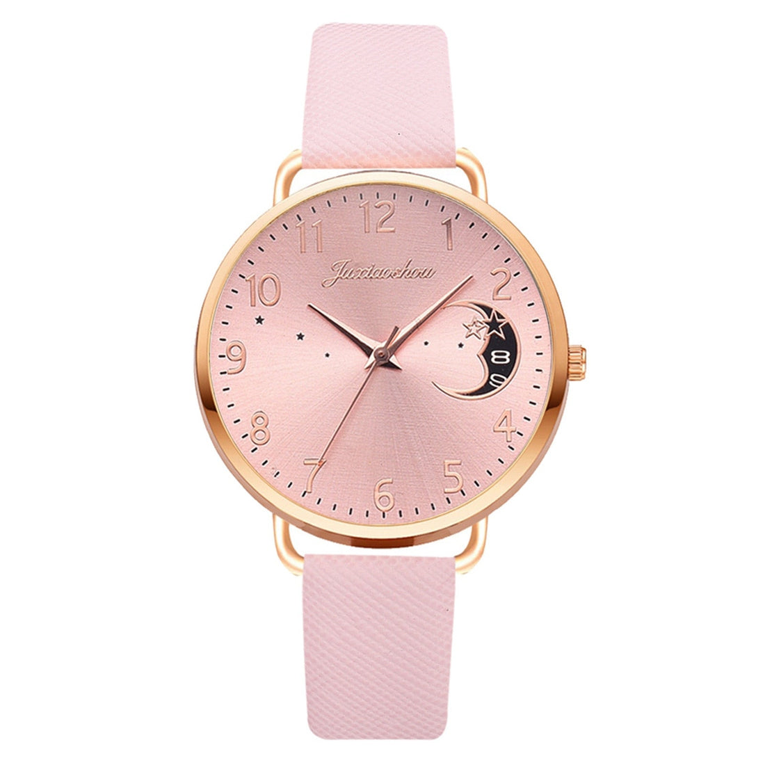 Harajuku Style Leather Strap Women's Watch with Star Moon Dial - Image 12