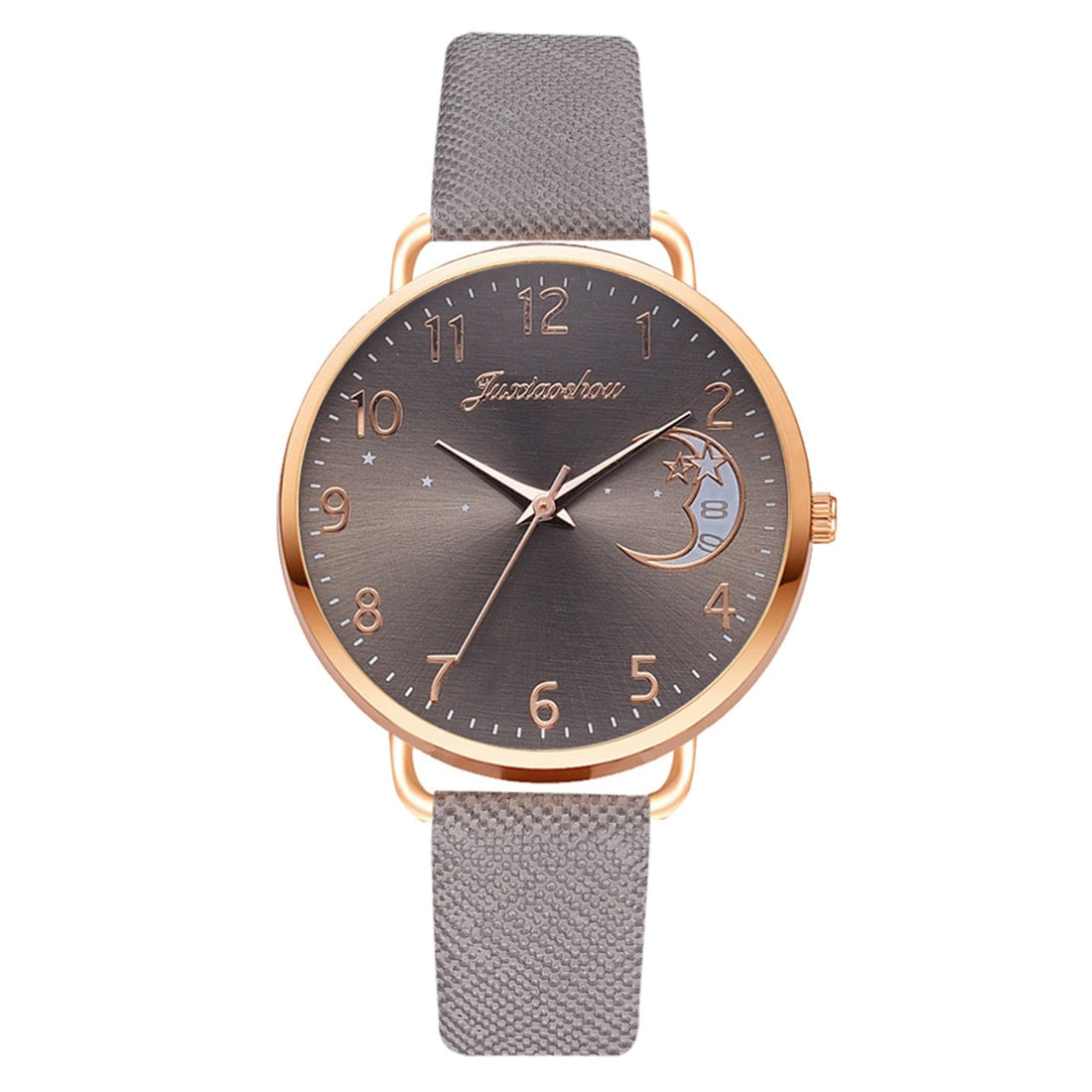 Harajuku Style Leather Strap Women's Watch with Star Moon Dial - Image 10