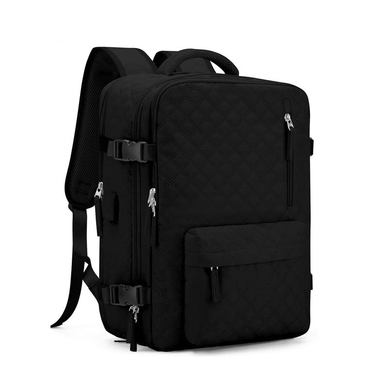 Women's Quilted Travel Backpack - College, Business, Everyday - Image 9