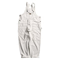 White Vintage Japanese Style Workwear Overalls Loose Fit - Image 6