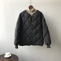 Women's Harajuku Style Quilted Puffer Jacket Warm Cotton - Image 9