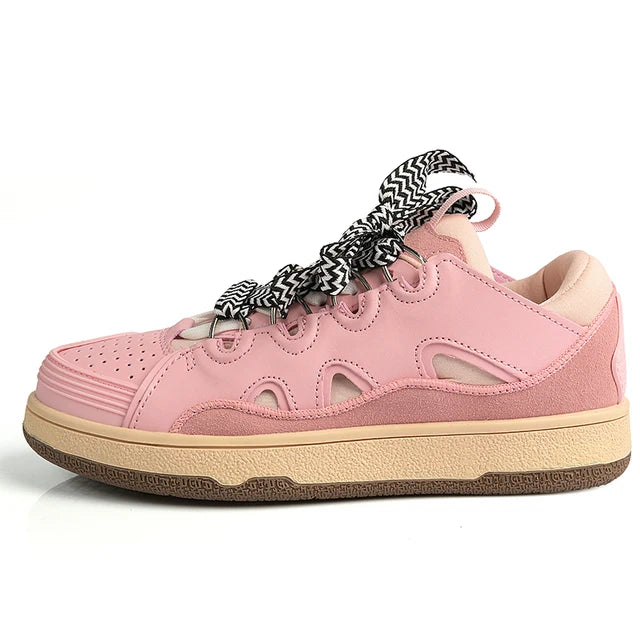 Women's Leopard Print & Zebra Platform Fashion Sneakers - Image 10