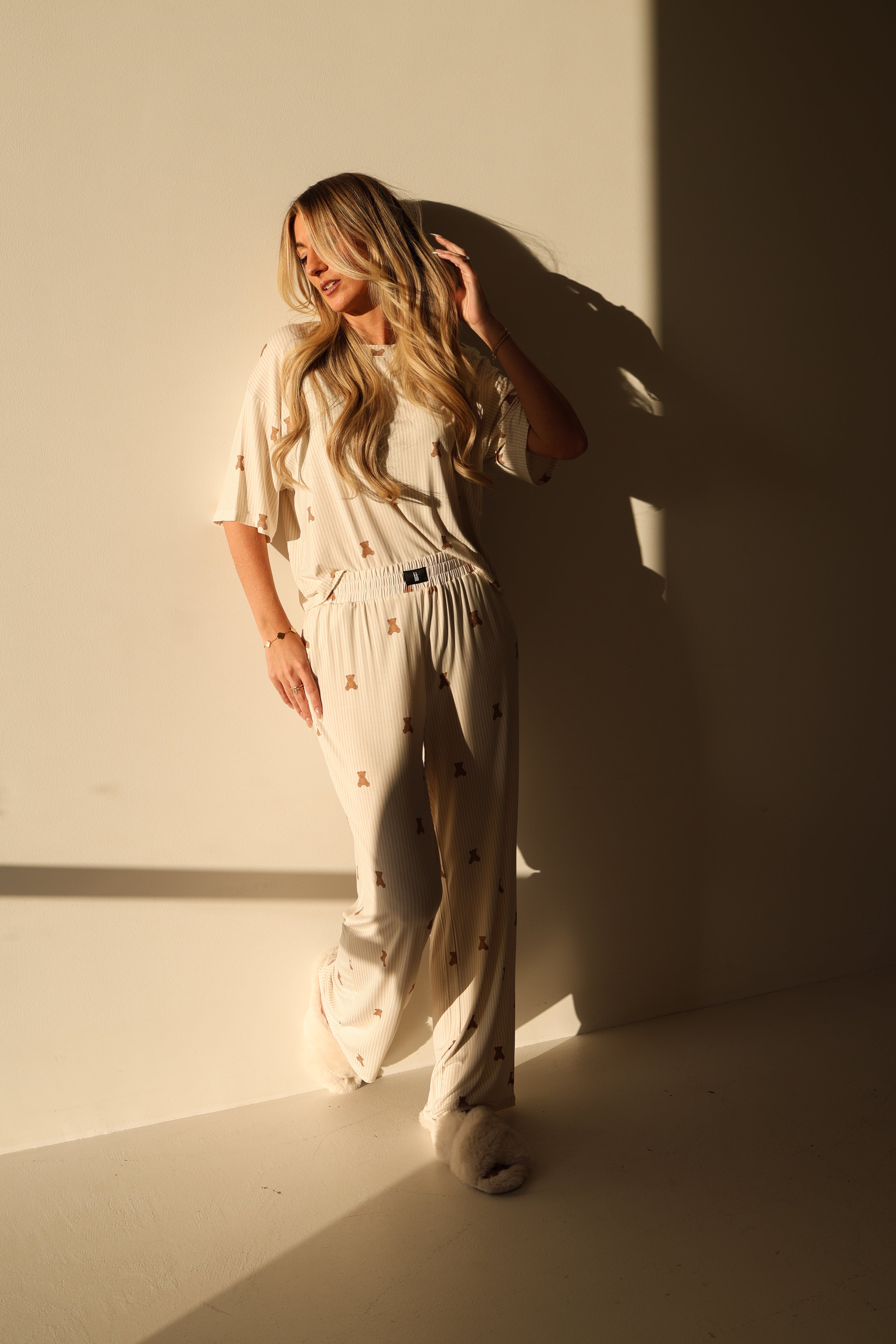 Women's Boxy Tee Lounge Set | Teddy