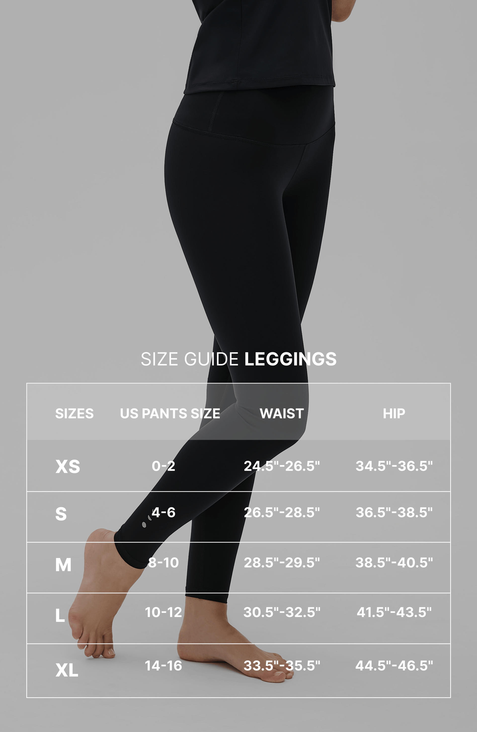 Lisse Compression Leggings High Waisted Minimalist Black