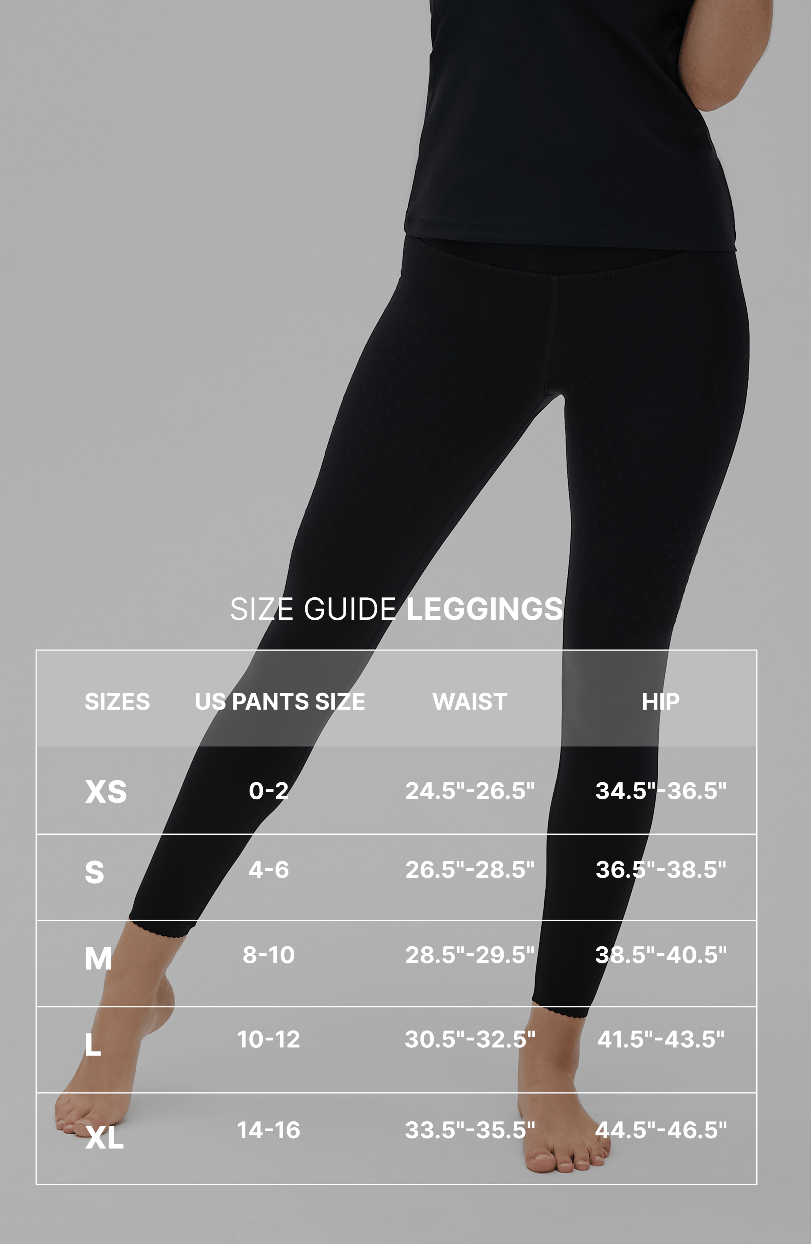 Adorn High-Waisted Sculpting Leggings with Scalloped Hem