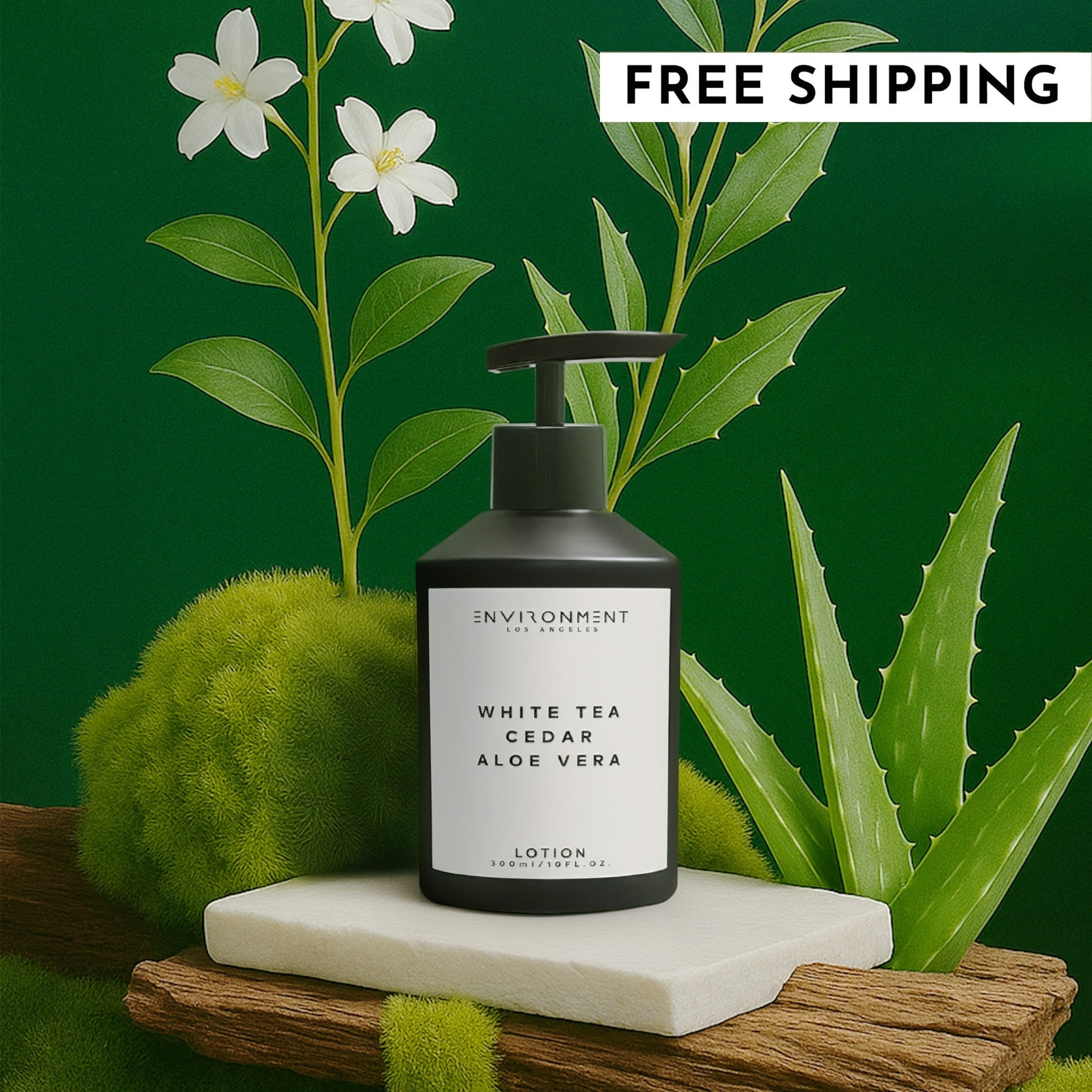White Tea Cedar Aloe Vera Moisturizing Lotion 300ml