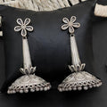 Oxidized Silver Ethnic Earrings for Girls Traditional Fashion