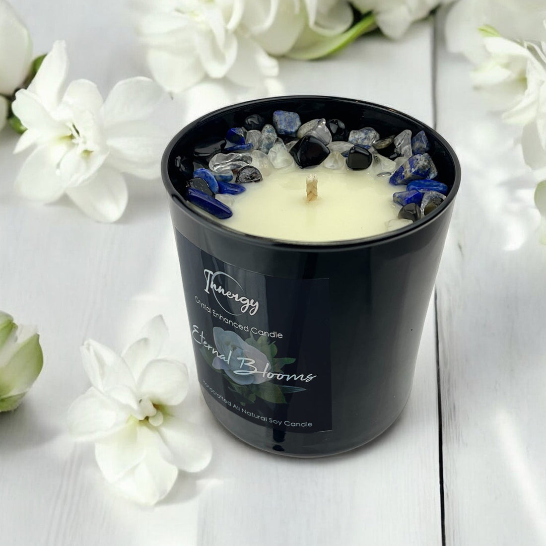 Eternal Blooms Crystal Candle, 10oz