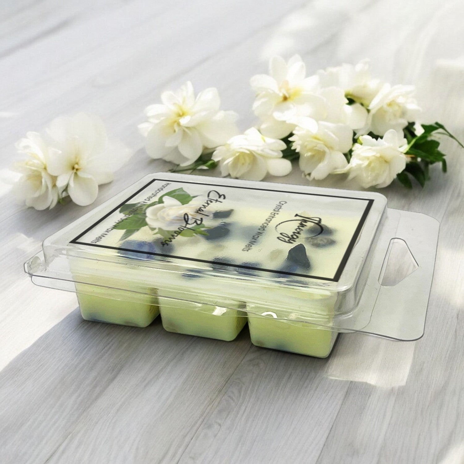 Eternal Blooms Crystal-Enhanced Premium Coconut-Soy Wax Melts