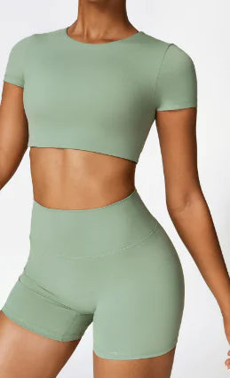 Women's 2-Piece Quick-Drying Yoga and Running Set
