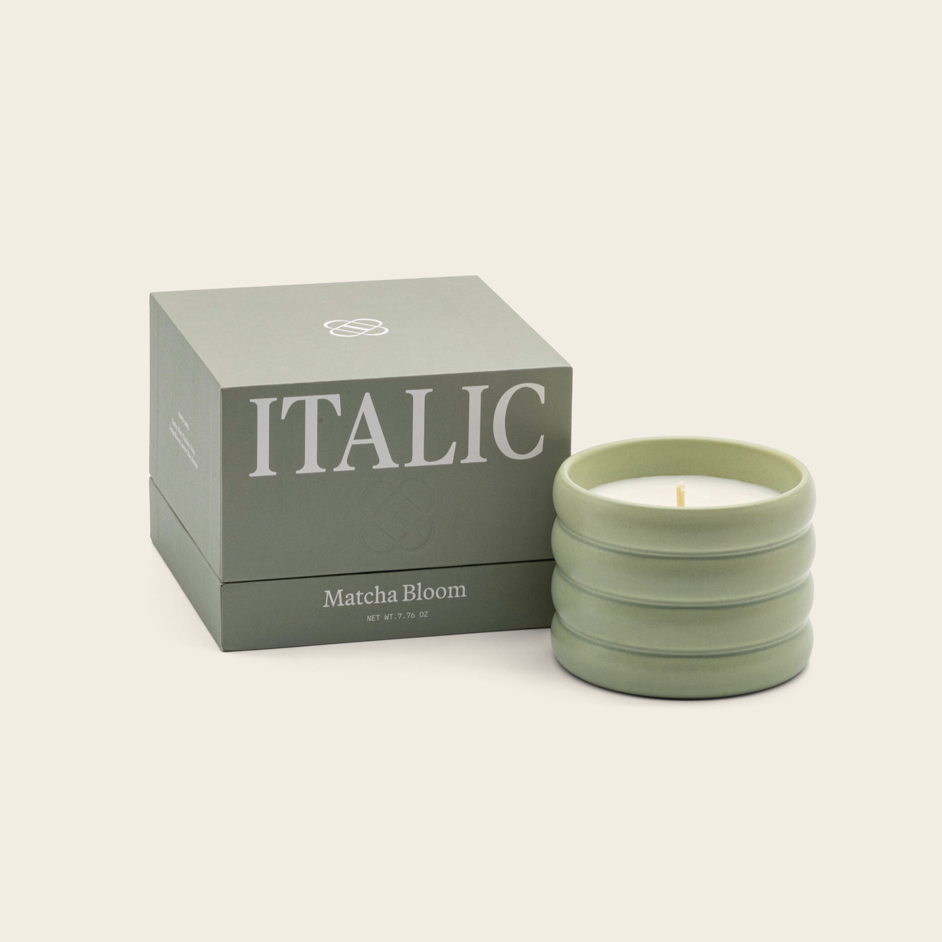 Ribbed Ceramic Soy Wax Candle in Pastel Colors - Image 11