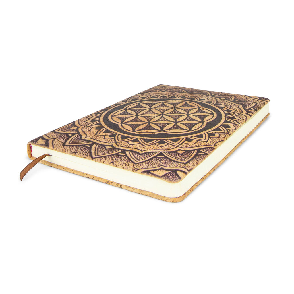 Earth Rest A5 Cork Journal - Bohemian Minimalist Writing Notebook