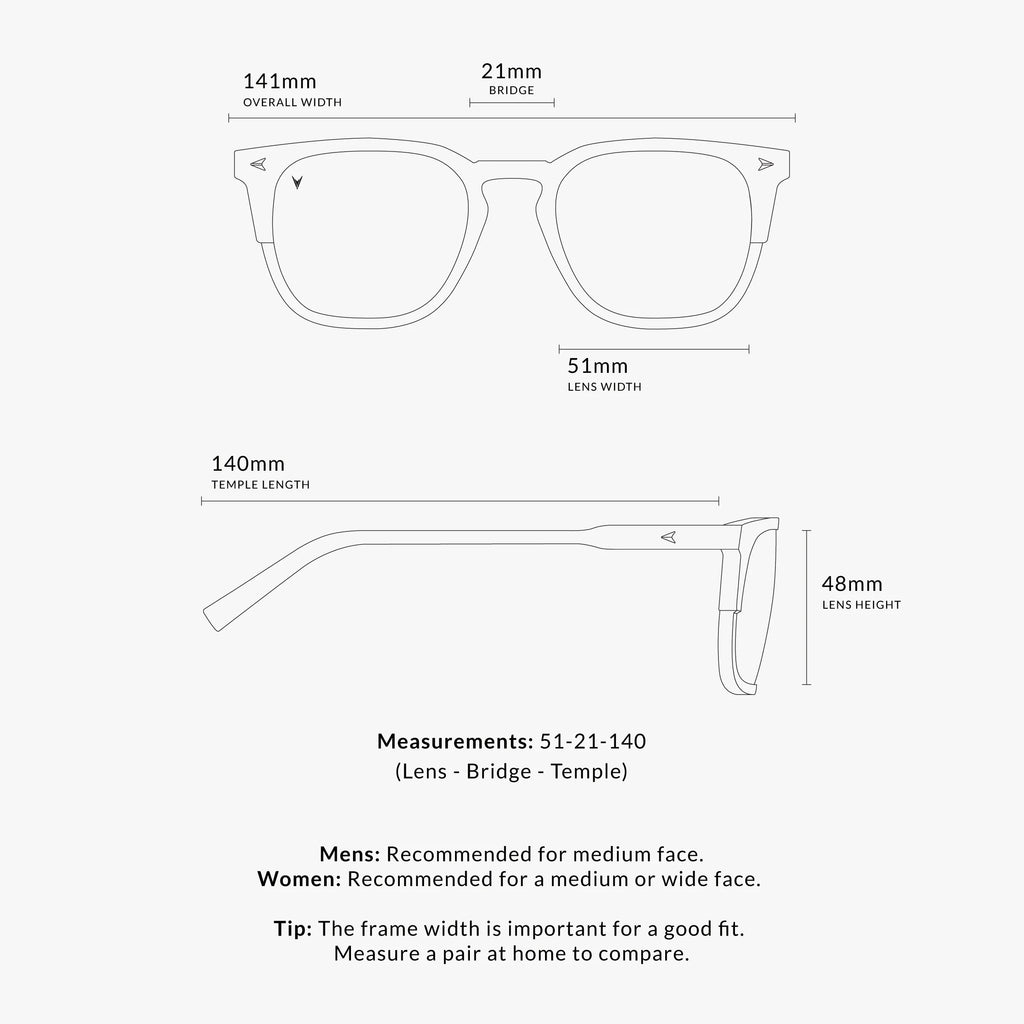 The Echo Premium Acetate Sunglasses in Brown Horn