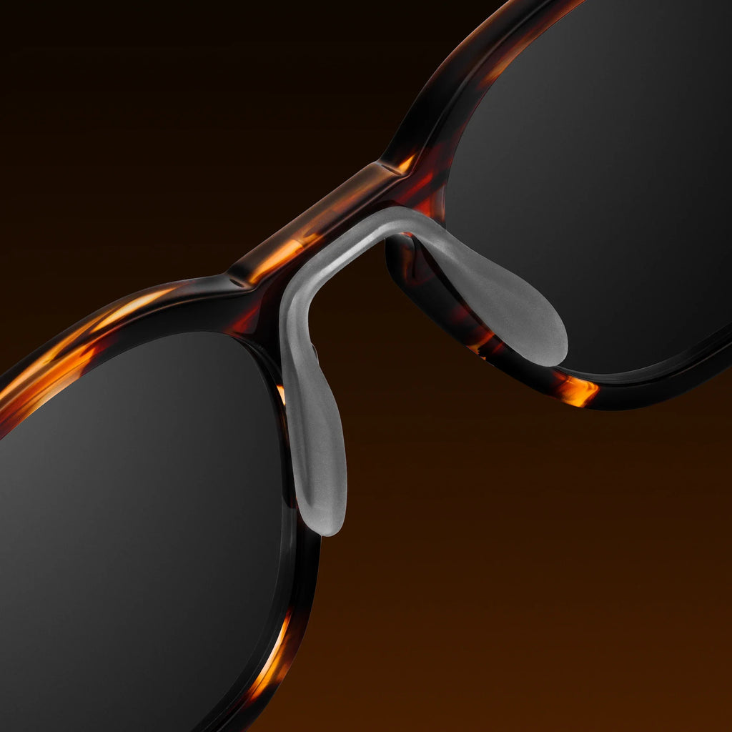 The Echo Premium Acetate Sunglasses in Brown Horn